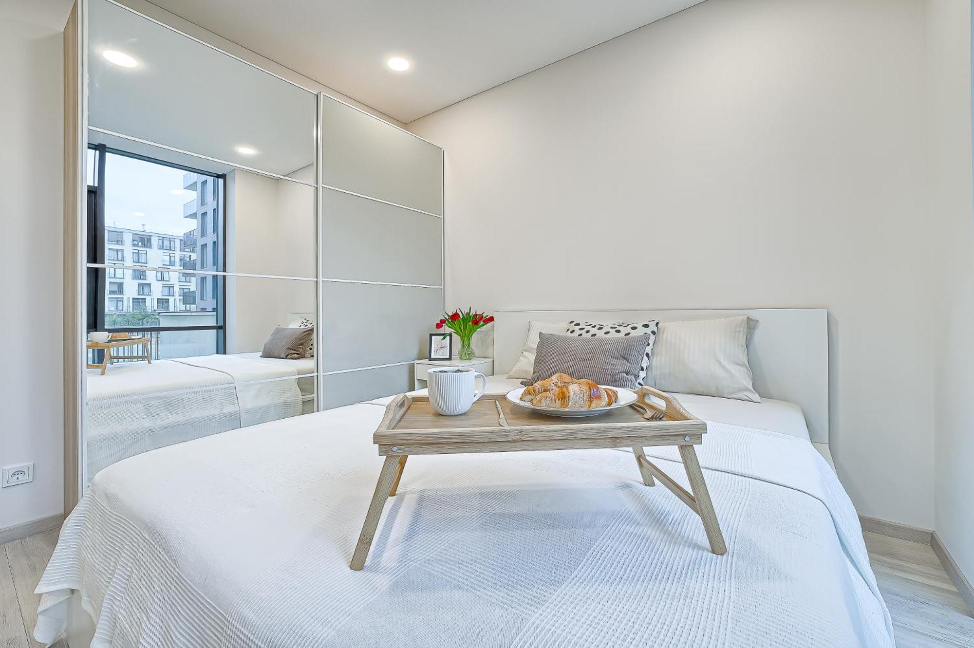 Business-Class Apartments 1 X Free Parking X Self Check In 24X7 VNO Eksteriør bilde