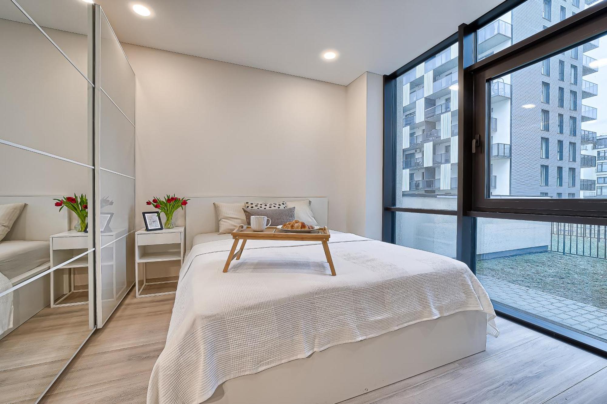 Business-Class Apartments 1 X Free Parking X Self Check In 24X7 VNO Eksteriør bilde